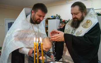 Таинства Крещения и Причащения в Борисовском специализированном доме ребенка