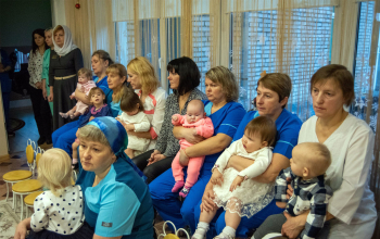 Таинства Крещения и Причащения в Борисовском специализированном доме ребенка