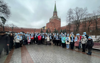 Учащаяся Воскресной школы "Истоки" посетила Патриаршую Рождественскую ёлку в Москве