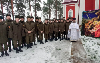 Рождество Христово 2024/2025: Военнослужащие в храме святого великомученика Георгия Победоносца