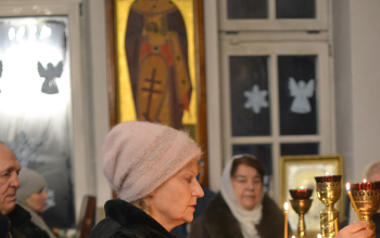 Праздничное богослужение в храме Рождества Христова