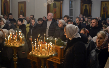 Праздничное богослужение в храме Рождества Христова