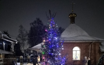 Праздничное богослужение в храме Рождества Христова