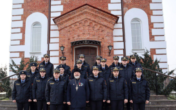 Новое пополнение правоохранителей Борисовщины посетили храм Святого Архангела Михаила