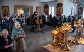 Великое повечерие с чтением канона преподобного Андрея Критского в храме Рождества Христова