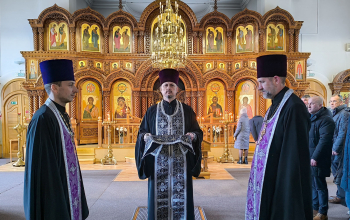 Великое повечерие с чтением канона преподобного Андрея Критского в храме Рождества Христова