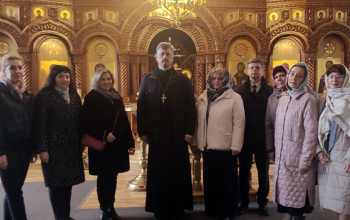 Храм Рождества Христова посетили представители учреждений образования, культуры и бизнеса