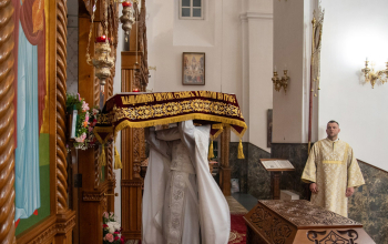 Пасха 2025: Архиерейское богослужение в кафедральном соборе Воскресения Христова