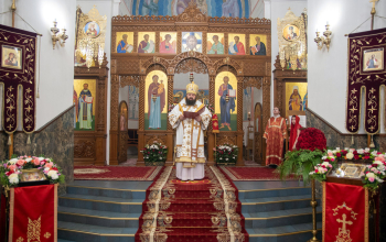 Пасха 2025: Архиерейское богослужение в кафедральном соборе Воскресения Христова