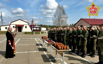 Пасха 2025: Поздравление с Пасхой военнослужащих военной академии