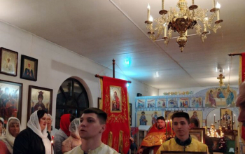 Пасха 2025: Пасхальное богослужение в приходе храма блгв. князей Бориса и Глеба