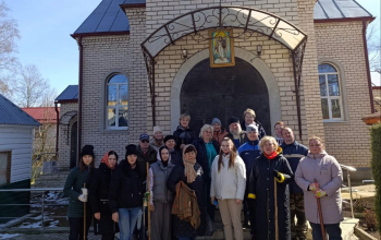 Субботник в храме святого Архистратига Михаила аг. Лошница