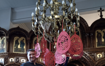 Пасха 2025: Украсили храм и территорию храма к празднику