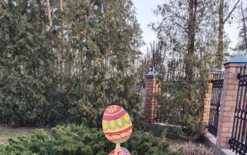 Пасха 2025: Украсили храм и территорию храма к празднику