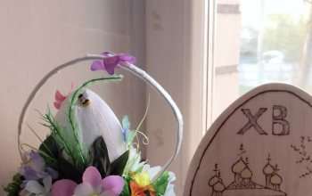 Пасха 2025: Украсили храм и территорию храма к празднику