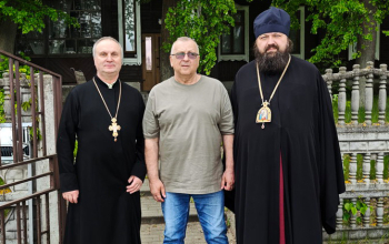 Епископ Амвросий посетил дом-усадьбу Ивана Хрисанфовича Колодеева