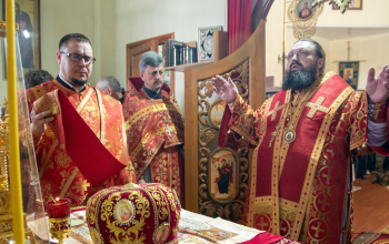 Начался пасхальный общеепархиальный крестный ход, посвященный 80-летию Великой Победы