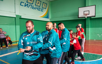 Пасхальный спортивный праздник «Папа, мама, я — спортивная семья!» в ГУО «Средняя школа № 24»