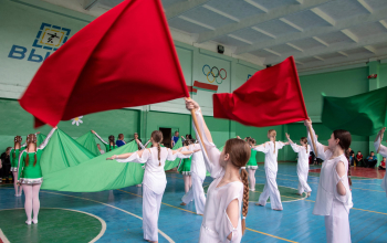 Пасхальный спортивный праздник «Папа, мама, я — спортивная семья!» в ГУО «Средняя школа № 24»