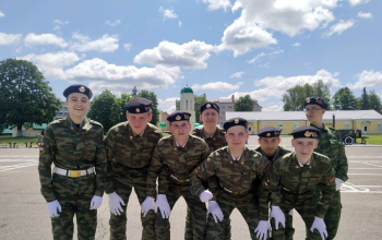 Команда Борисовской епархии «Патриот» приняла участие в 17-м военно-патриотическом слёте 