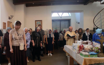 Троицкая родительская суббота  в храме-часовне Святого Богоявления