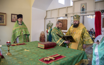 Престольный праздник в Троицком приходе деревни Бытча