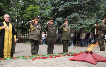 Протоиерей Андрей Шабаловский принял участие в выпуске прапорщиков