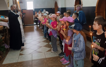 Школьники посетили храм святого великомученика Георгия Побеносца 