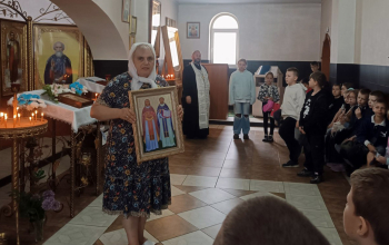 Школьники посетили храм святого великомученика Георгия Побеносца 
