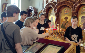 Продолжаются дни православия для школьников в приходе храма Рождества Христова