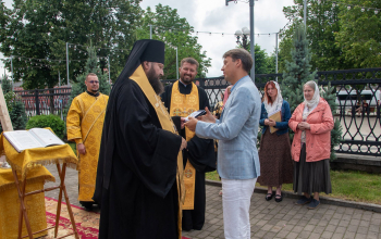 Новый колокол освящен в кафедральном соборе