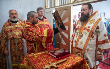 В день памяти мч. Иоанна Воина в Светлой Роще совершена Божественная литургия 