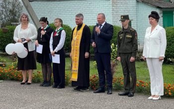 Праздничная линейка к началу учебного года в ГУО «Кищино-Слободская средняя школа»