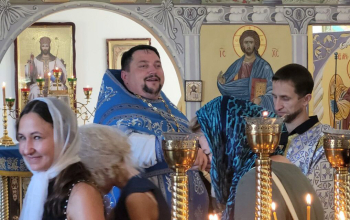 Молебен в приходе храма святых благоверных князей Бориса и Глеба