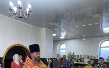 Молебен о страждущих недугом винопития в приходе храма святого великомученика Георгия Победоносца
