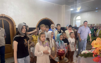 Молебен на начало учебного года в храме святого великомученика Георгия Победоносца