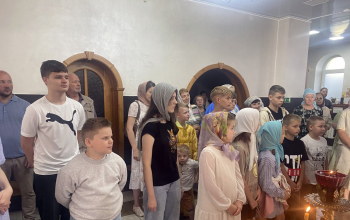 Молебен на начало учебного года в храме святого великомученика Георгия Победоносца