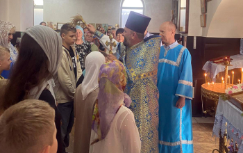 Молебен на начало учебного года в храме святого великомученика Георгия Победоносца
