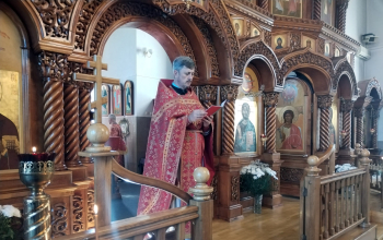 Молебен о страждущих недугом винопития в храме Рождества Христова