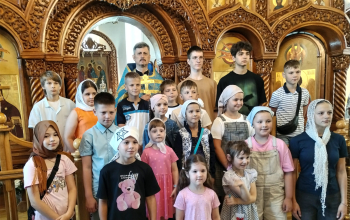 Молебен на начало учебного года в храме Рождества Христова