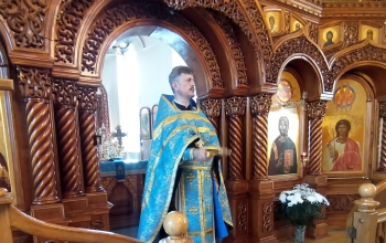 Молебен на начало учебного года в храме Рождества Христова