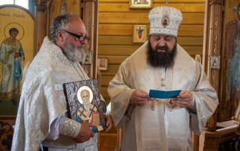 Освящение храма в честь святых апостолов Петра и Павла в аг. Неманица