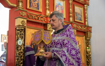 Престольный праздник в храме Воздвижения Креста Господня