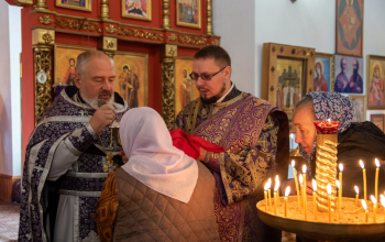 Престольный праздник в храме Воздвижения Креста Господня