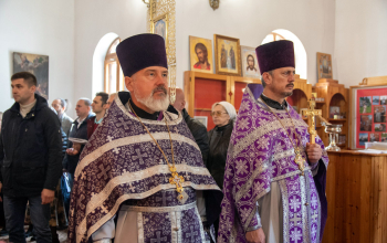 Престольный праздник в храме Воздвижения Креста Господня