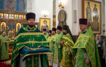 День тезоименитства владыки Амвросия: архиерейская литургия