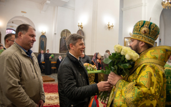 День тезоименитства владыки Амвросия: архиерейская литургия