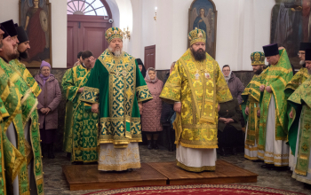 День тезоименитства владыки Амвросия: архиерейская литургия