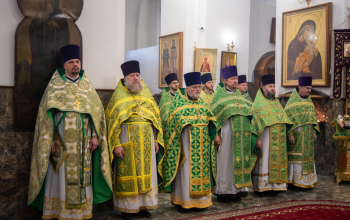 День тезоименитства владыки Амвросия: архиерейская литургия