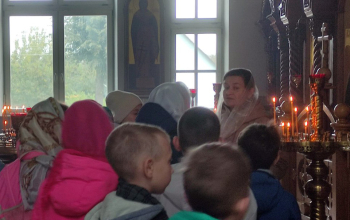 "День православия" в приходе храма Рождества Христова для учащихся СШ № 2